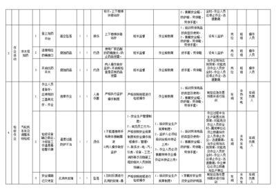 电厂详细作业活动风险分级控制清单与分级管理实施策略